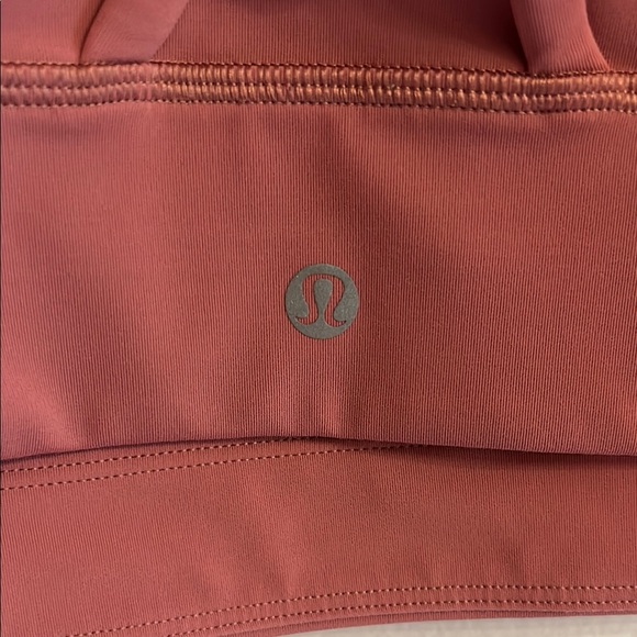 Lululemon Cream and Pink Fitted Crop Tank Tops - Picture 3 of 5